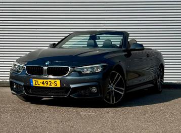 BMW 4-Serie 430i 252pk cabrio Aut 2019 Grijs beschikbaar voor biedingen
