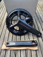 Ultegra R8100 Crankstel 12sp incl. linker 4iiii Powermeter, Fietsen en Brommers, Fietsonderdelen, Crankstel of Pedalen, Racefiets