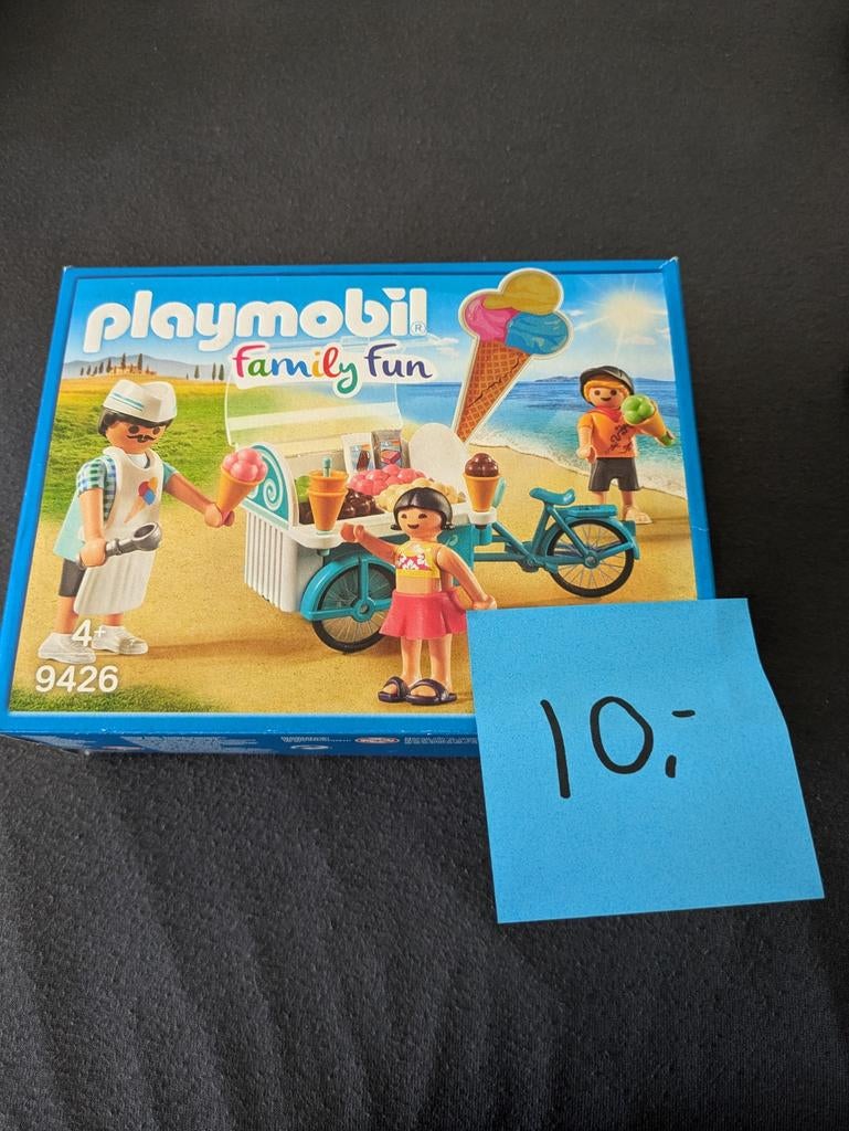 Playmobile ijsfiets, Ophalen