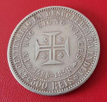 Portugal 500 reis 1898 Ontdekking van India beschikbaar voor biedingen