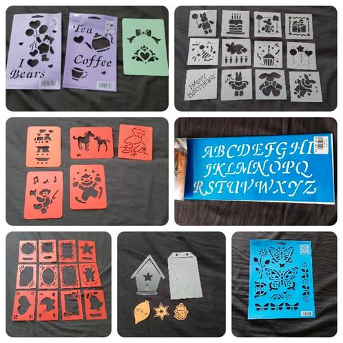 Z.G.A.N. Hobby materialen, ponsen, sjablonen,kaders,stempels, Hobby en Vrije tijd, Kaarten | Zelf maken, Zo goed als nieuw, Pons of Mal