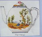 Borduurpatroon  Theepot  nr 5514, Hobby en Vrije tijd, Borduren en Borduurmachines, Verzenden, Nieuw, Handborduren, Patroon