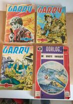 4 oorlogs strips, 3x Garry en 1 andere, Meerdere comics, Ophalen of Verzenden, Zo goed als nieuw, Europa