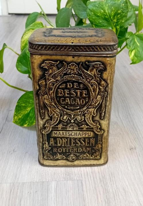 A .Driessen De beste cacao 1 kilo, Verzamelen, Blikken, Gebruikt, Overige, Overige merken, Ophalen of Verzenden