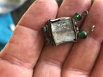 TOP Sierraad Bodemvondst ZILVER oorhanger BYZANTIJNS 900jr., Ophalen of Verzenden