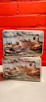 Vintage koekblikken DE BRUIN HONING IN UW WONING., Antiek en Kunst, Ophalen of Verzenden