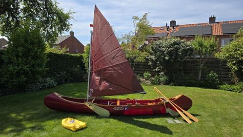 Stip-Yaks kano (Dioleen) // zeilbootje, Watersport en Boten, Kano's, Gebruikt, Canadese kano of Open kano, Twee personen, Met peddels
