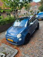 Fiat 500 0.9 85pk Twinair Turbo 2011 Blauw, Auto's, Voorwielaandrijving, 905 kg, Origineel Nederlands, Handgeschakeld