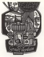 0567 Ex Libris Nederland : Jan Battermann, 1963, Verzenden