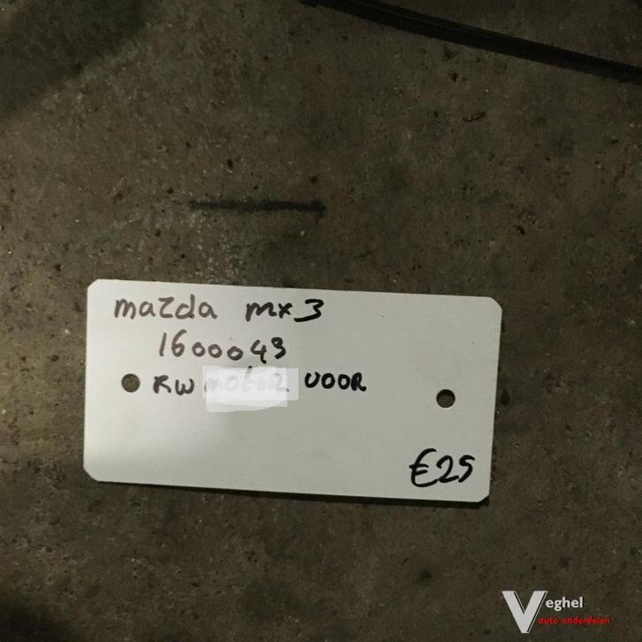 Mazda MX3 Wagennr 1600043 Ruitenwissermechaniek zonder motor, Auto-onderdelen, Ruiten en Toebehoren, Gebruikt, Ophalen of Verzenden