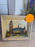 Te koop 24 sty Hobra  Reliëf tegel handgeschilderde, Diversen, Ophalen of Verzenden, Zo goed als nieuw