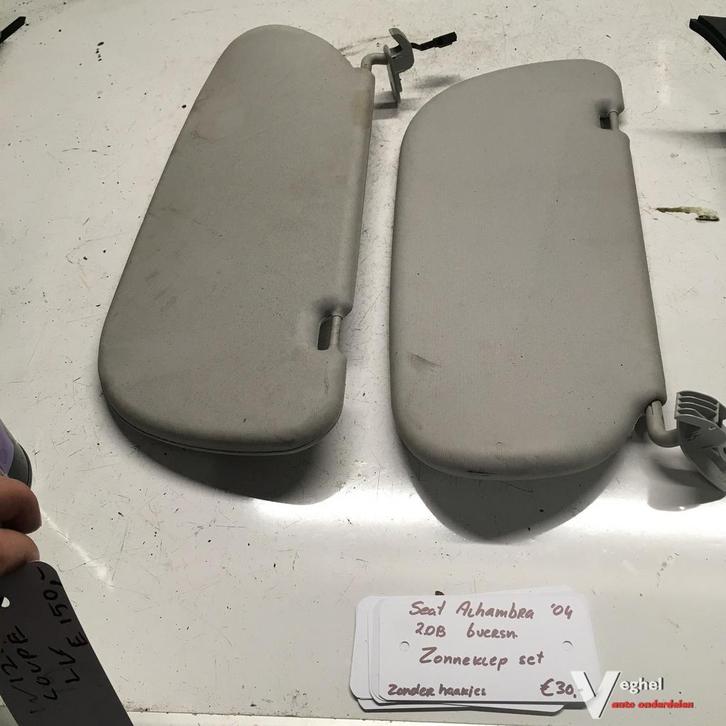 Seat Alhambra 2.0 B 6 Versnellingen 2004   Zonnekleppen, Auto-onderdelen, Interieur en Bekleding, Gebruikt, Ophalen of Verzenden