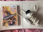 WIi microfoon en spel super star, Ophalen of Verzenden, Zo goed als nieuw