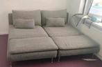 2x Ikea Söderhamn chaise longue - gemêleerd grijs, Ophalen, Gebruikt, 100 tot 125 cm, 150 tot 200 cm