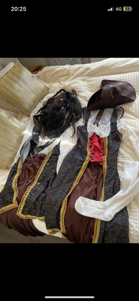 Piraten kleding, Kleding | Dames, Carnavalskleding en Feestkleding, Zo goed als nieuw, Ophalen of Verzenden