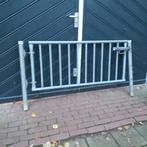 Stalen poort gegalviniseerd 150 x 75 cm, Ophalen, Zo goed als nieuw, IJzer, Sierhekwerk