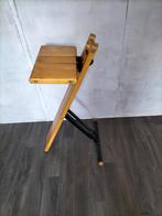 Design klapstoel, Huis en Inrichting, Stoelen, Ophalen, Bruin, Zo goed als nieuw, Eén