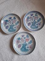 3 Vintage Chinese Thee Schoteltjes, Ophalen of Verzenden