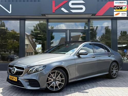 Mercedes-Benz E-klasse 200 AMG Pano Widescreen Ambiente Hud, Auto's, Mercedes-Benz, Bedrijf, Te koop, E-Klasse, ABS, Achteruitrijcamera