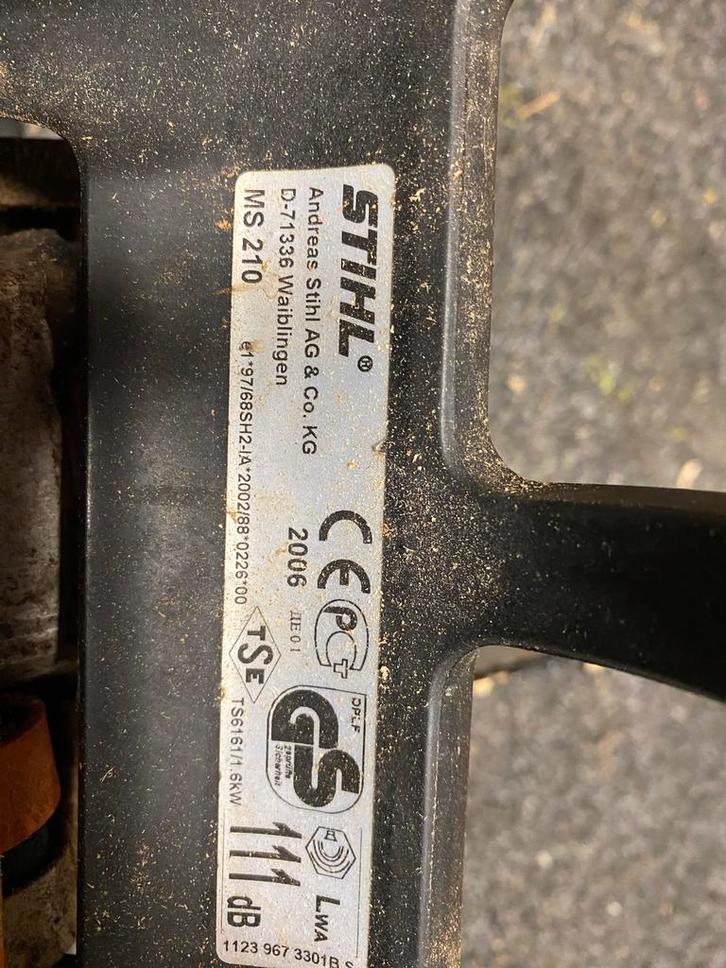 Stihl MS 210 Kettingzaag, Doe-het-zelf en Verbouw, Gereedschap | Overige machines, Gebruikt, Ophalen