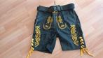 Lederhosen maat 48, Kleding | Heren, Broeken en Pantalons, Ophalen of Verzenden, Zo goed als nieuw, Maat 48/50 (M), Zwart