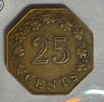 25 cent Malta 1975, Ophalen of Verzenden
