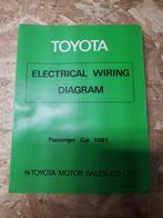 Werkplaatsboek diverse Toyota 1981 Elektrische schema's, Ophalen of Verzenden