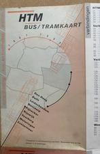 HTM Bus/Tram kaart Den Haag, Nederland, NZH, westNederland, gewest ‘s-Gravenhave, Ophalen of Verzenden, Zo goed als nieuw