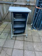 Opvouwbaar campingkastje met 3 legborden zgan, Caravans en Kamperen, Ophalen of Verzenden, Zo goed als nieuw, Campingkast