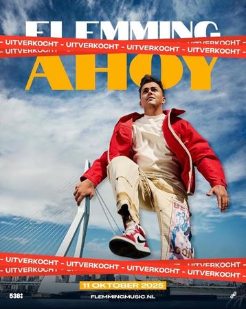 2 kaartjes Flemming concert Rotterdam Ahoy 11 oktober  beschikbaar voor biedingen