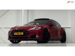 Tesla Model S 90D Performance 735pk SOH 86% Schuif/kanteldak, Auto's, Tesla, Automaat, Vierwielaandrijving, Hatchback, Rood