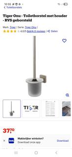 Tiger onu toiletborstel nieuw, Ophalen of Verzenden, Nieuw, Zwart