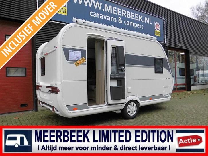 Hobby De Luxe 400 SFE 4284,= KORTING +BC260 +THULE +MOVER !, Caravans en Kamperen, Caravans, tot en met 4, 1000 - 1250 kg, Treinzit