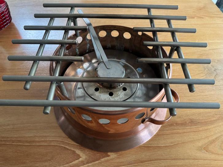 Spring flambeerset of rechaud Zwitserland, Huis en Inrichting, Keuken | Potten en Pannen, Gebruikt, Overige typen, Overige materialen