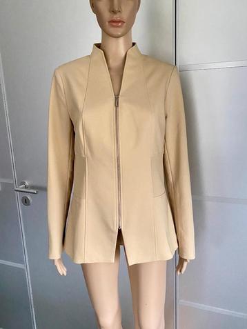 H926 Nieuw: Rafaella maat S=36 luxe jasje blazer beige beschikbaar voor biedingen