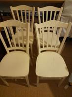 Set van 4 Houten Stoelen, Huis en Inrichting, Stoelen, Gebruikt, Ophalen of Verzenden, Vier, Hout