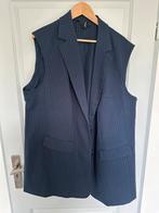 Zgan donkerblauw mouwloos colbert blazer Bodyflirt mt 52, Ophalen of Verzenden, Zo goed als nieuw, Blauw, Jas of Mantel