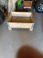 Pallet met pallet randen, Ophalen of Verzenden, Zo goed als nieuw
