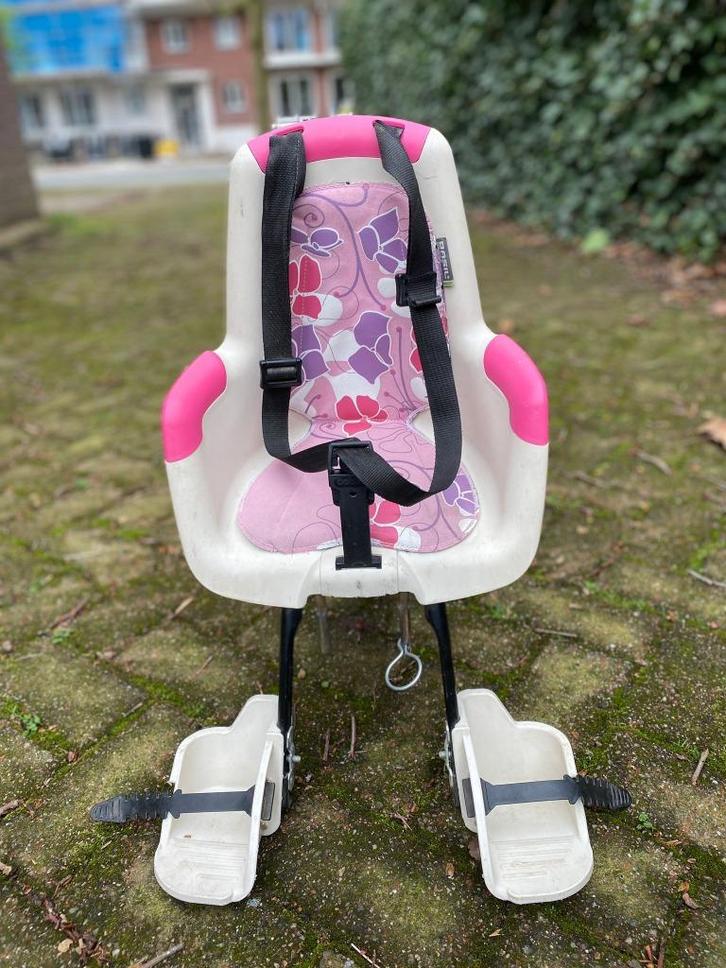 Bobike Mini+ voorzitje – 9–15 kg – mét stuurpen-adapter, Fietsen en Brommers, Fietsaccessoires | Fietsstoeltjes, Gebruikt, Voorzitje