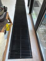 Convectorput met rooster zwart, Doe-het-zelf en Verbouw, Verwarming en Radiatoren, Ophalen, 30 tot 80 cm, 150 cm of meer, Zo goed als nieuw