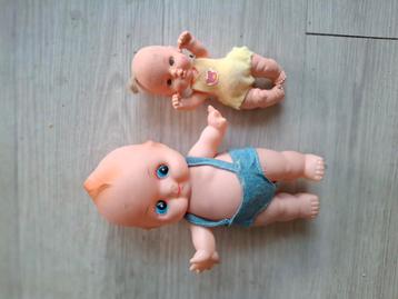 Vintage 2cpude Poppen - 25 cm beschikbaar voor biedingen