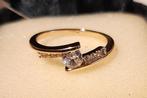 Saffier ring maat 17.3mm, Nieuw, Ophalen of Verzenden, 17 tot 18, Dame