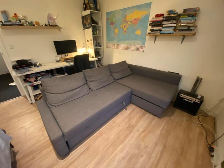 Ikea Hoekbank Slaapbank + Opbergruimte, Huis en Inrichting, Banken | Bankstellen, Gebruikt, Hoekbank, Vierpersoons of meer, 200 tot 250 cm