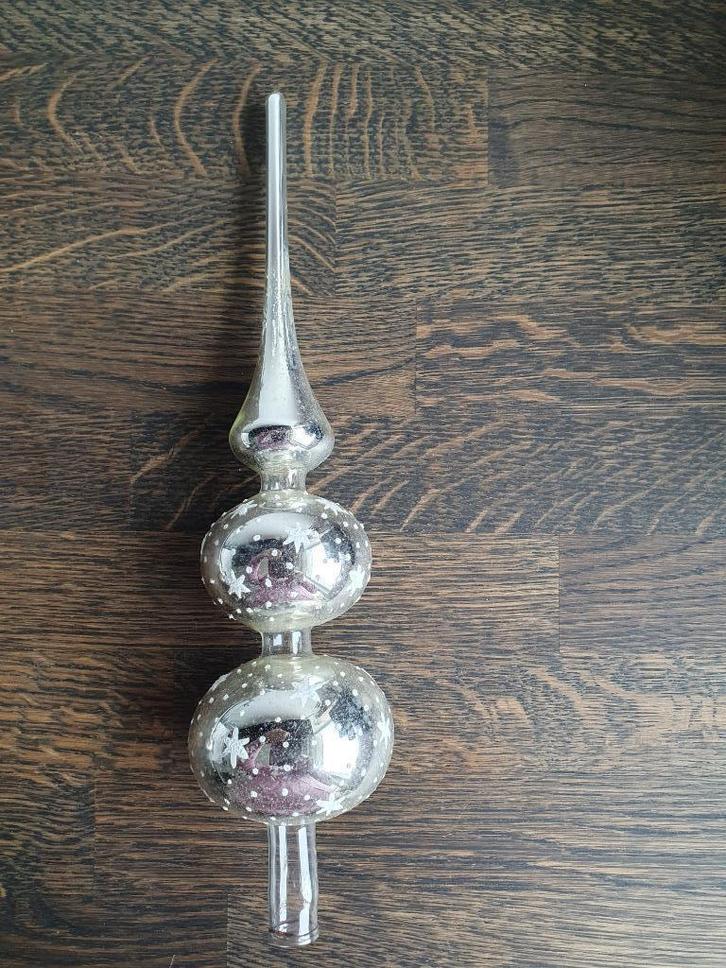 Piek zilver met sterretjes 302, Diversen, Kerst, Gebruikt, Ophalen of Verzenden