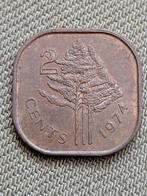 Swaziland 2 Cent 1974 Sobhuza II, Postzegels en Munten, Munten | Afrika, Verzenden, Overige landen, Losse munt