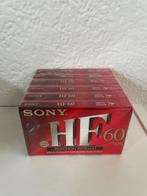 6 sony hf 60 cassettebandjes, Cd's en Dvd's, Cassettebandjes, 2 t/m 25 bandjes, Overige genres, Ophalen of Verzenden, Onbespeeld