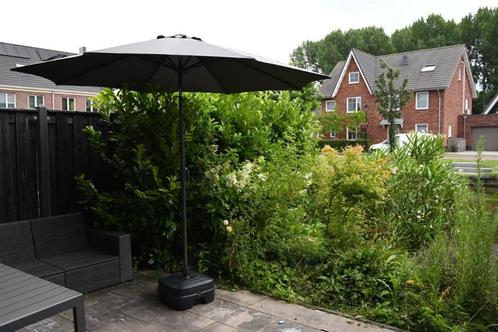 Tuinparasol Set, Tuin en Terras, Parasols, Zo goed als nieuw, Stokparasol, 3 tot 4 meter, Kantelbaar, Ophalen