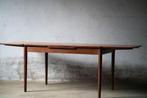 Vintage Teak  eetkamer tafel van Pastoe, Ophalen, Gebruikt, 200 cm of meer, 50 tot 100 cm