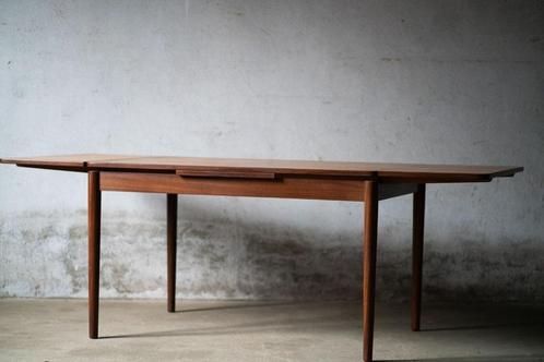 Vintage Teak  eetkamer tafel van Pastoe, Huis en Inrichting, Tafels | Eettafels, Gebruikt, 50 tot 100 cm, 200 cm of meer, Vijf personen of meer