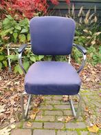 Paperclip stoel D-3 Fana metal Rotterdam, Ophalen, Gebruikt, Blauw, .